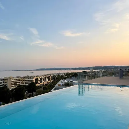 Seaside View Piscine Rooftop Lejlighed Saint-Laurent-du-Var